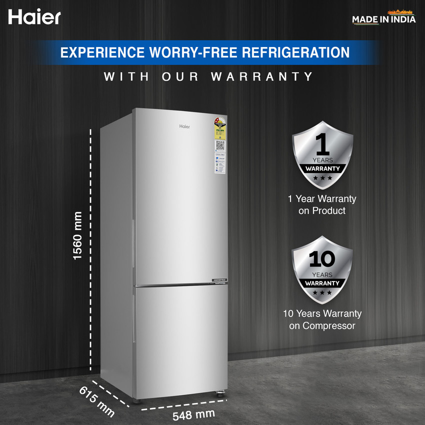 Haier fridge double shop door 5 star