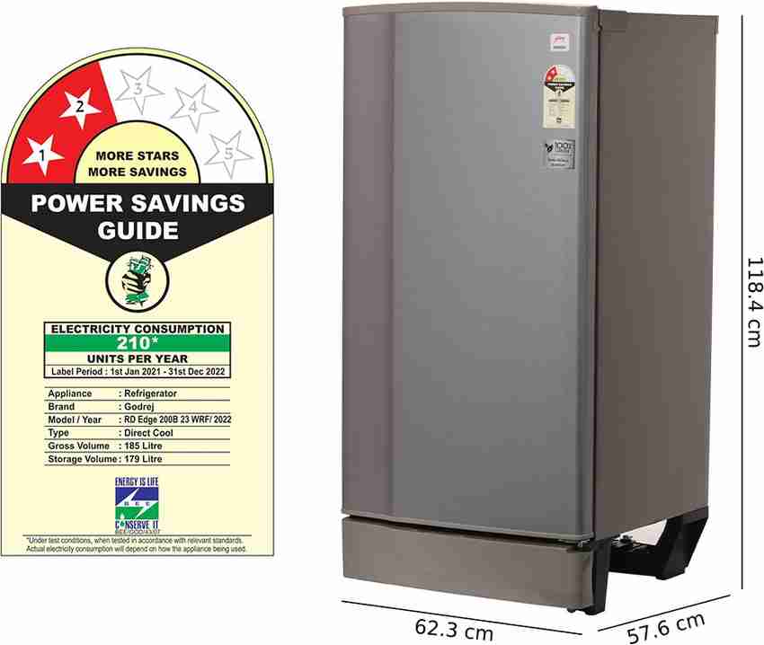 Godrej fridge power consumption top
