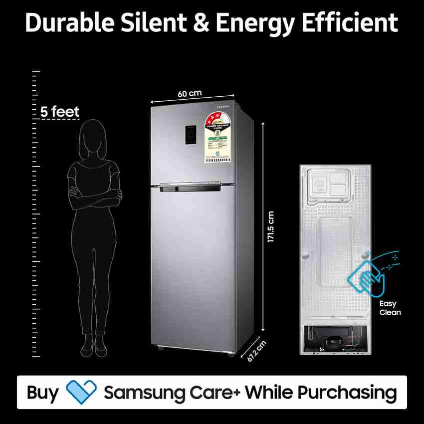 Samsung 3 star refrigerator power consumption on sale