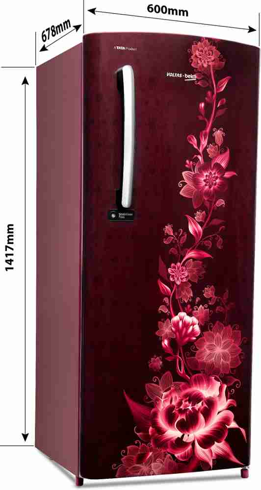 Voltas Beko by A Tata Product 225 L Direct Cool Single Door 3 Star Refrigerator Online at Best Price in India Flipkart