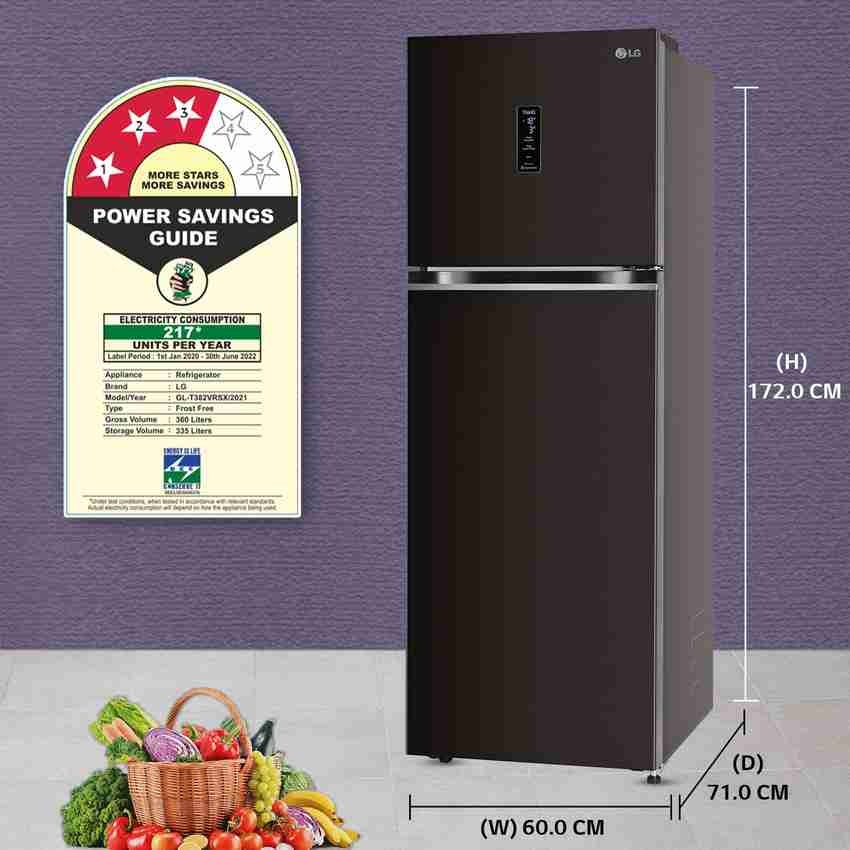 Lg medium hot sale size fridge