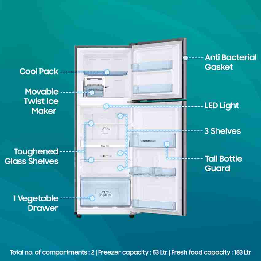 Cool pack shop in refrigerator