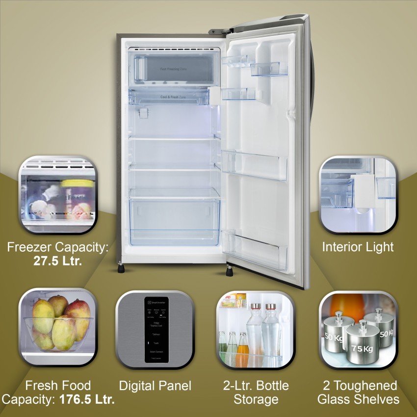 LG 204 L Direct Cool Single Door 4 Star Refrigerator Online at 
