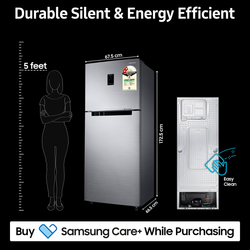 SAMSUNG 363 L Frost Free Double Door 2 Star Refrigerator with Digital  Inverter, Convertible 5-in-1 and Display Online at Best Price in India |  Flipkart.com