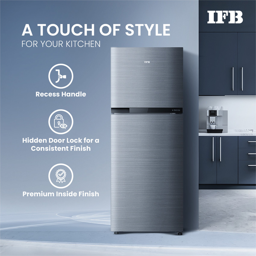 IFB 243 L Frost Free Double Door 2 Star Refrigerator with 7 in 1 Multi Mode with 360 Degree Cooling and Extraordinary Space Powered by E Tech Online at Best Price in India Flipkart