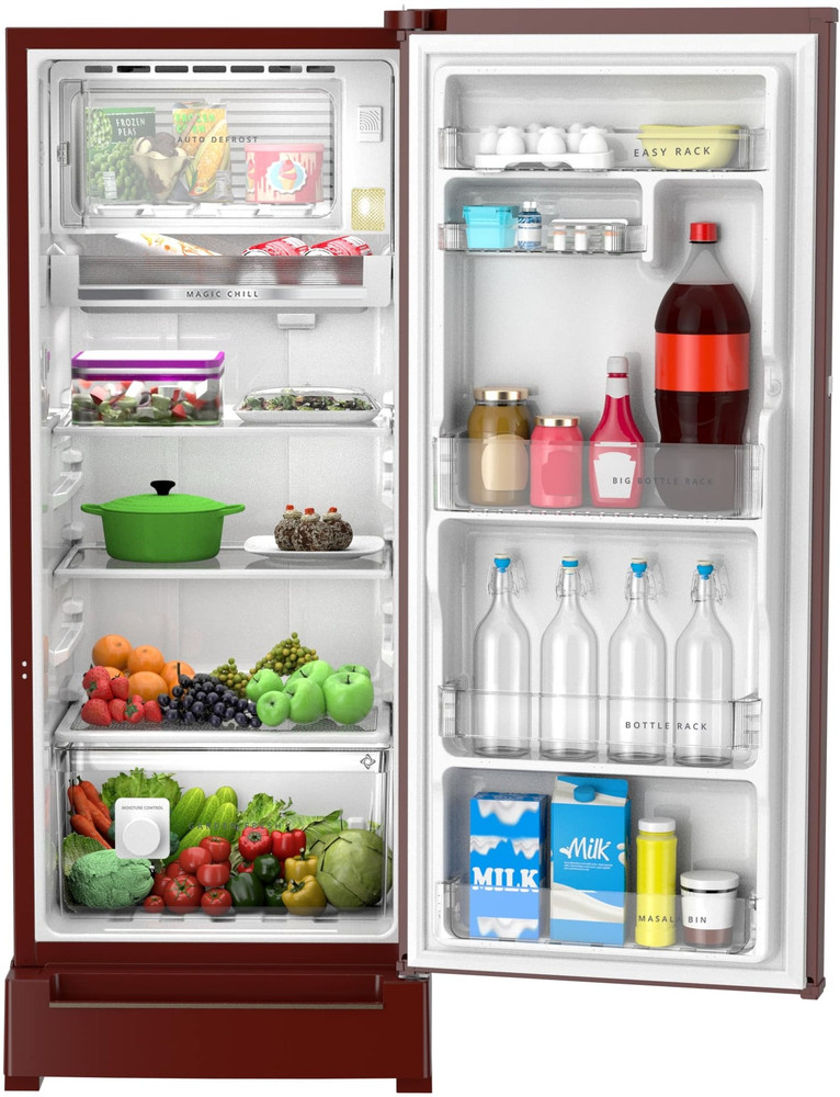 Whirlpool 192 L Direct Cool Single Door 3 Star Refrigerator with