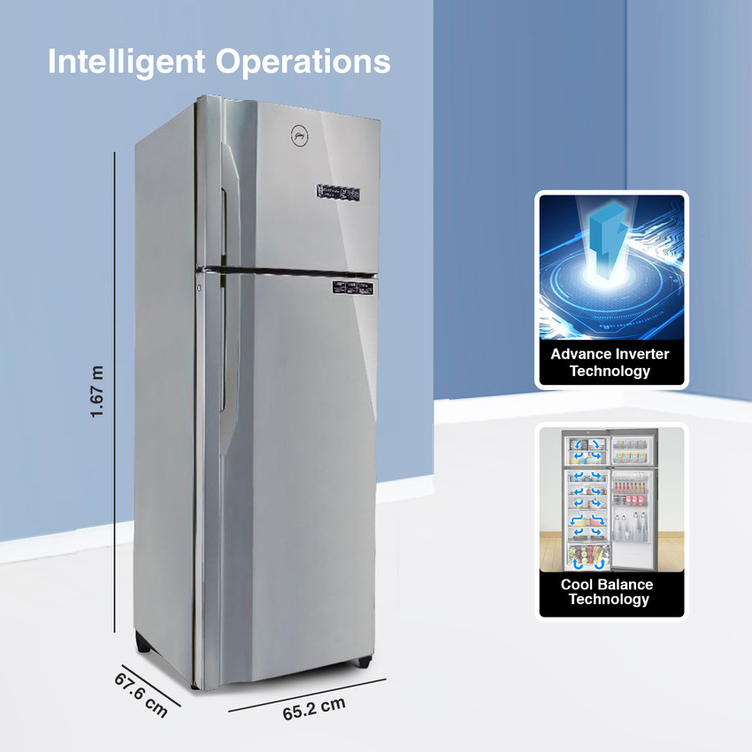 Godrej 330 L Frost Free Double Door 2 Star Refrigerator