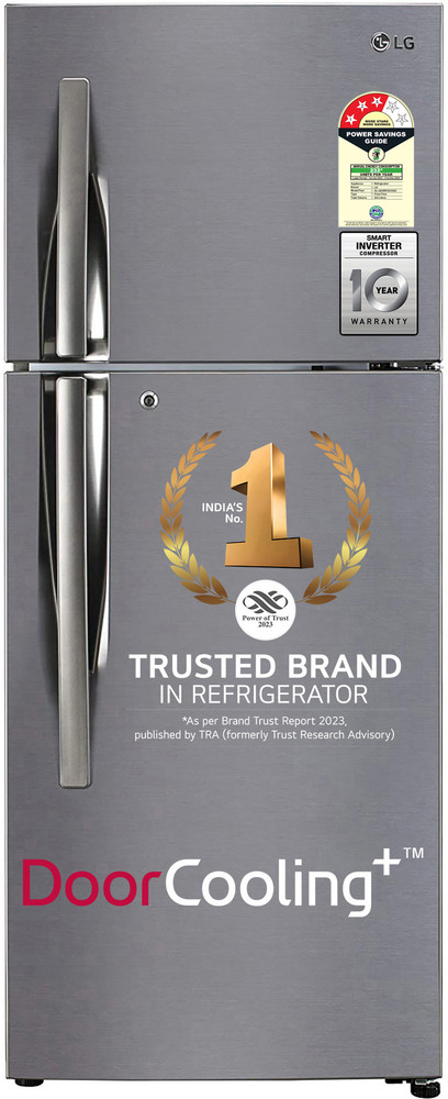 LG 242 L Frost Free Double Door 3 Star Refrigerator with Smart