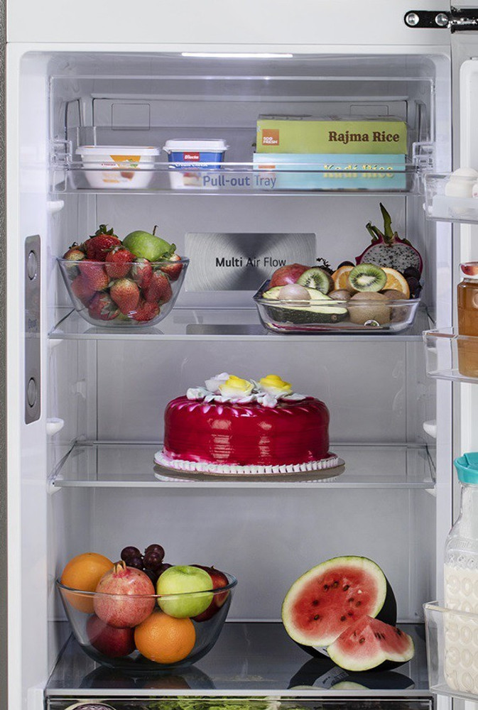 Lg double door shop fridge 600 litre