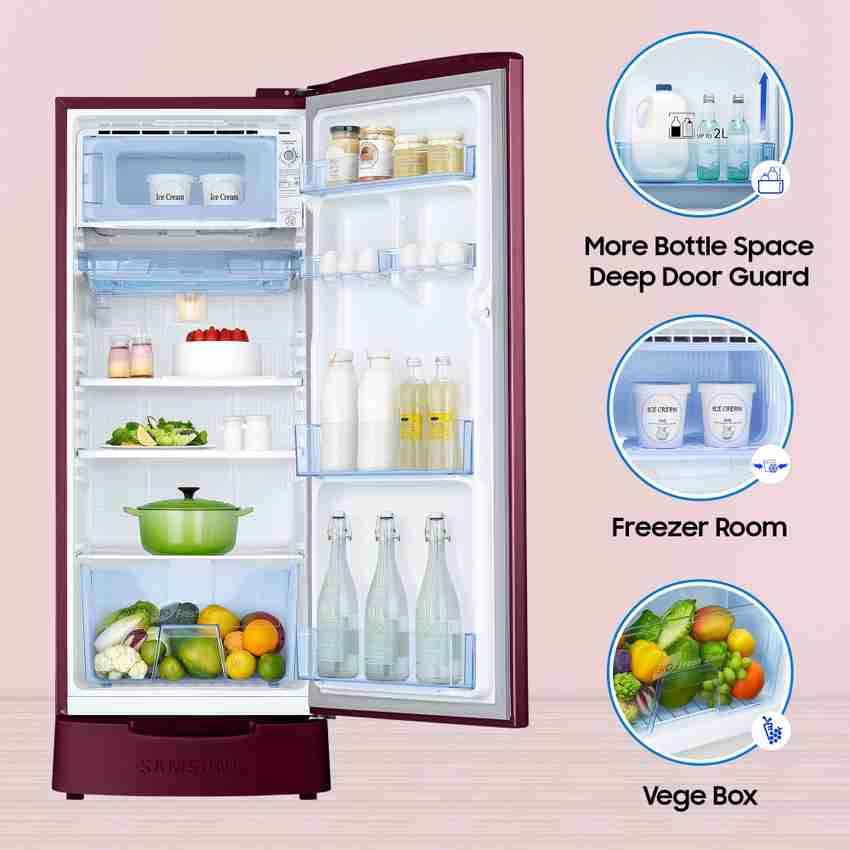 SAMSUNG 183 L Direct Cool Single Door 3 Star Refrigerator with