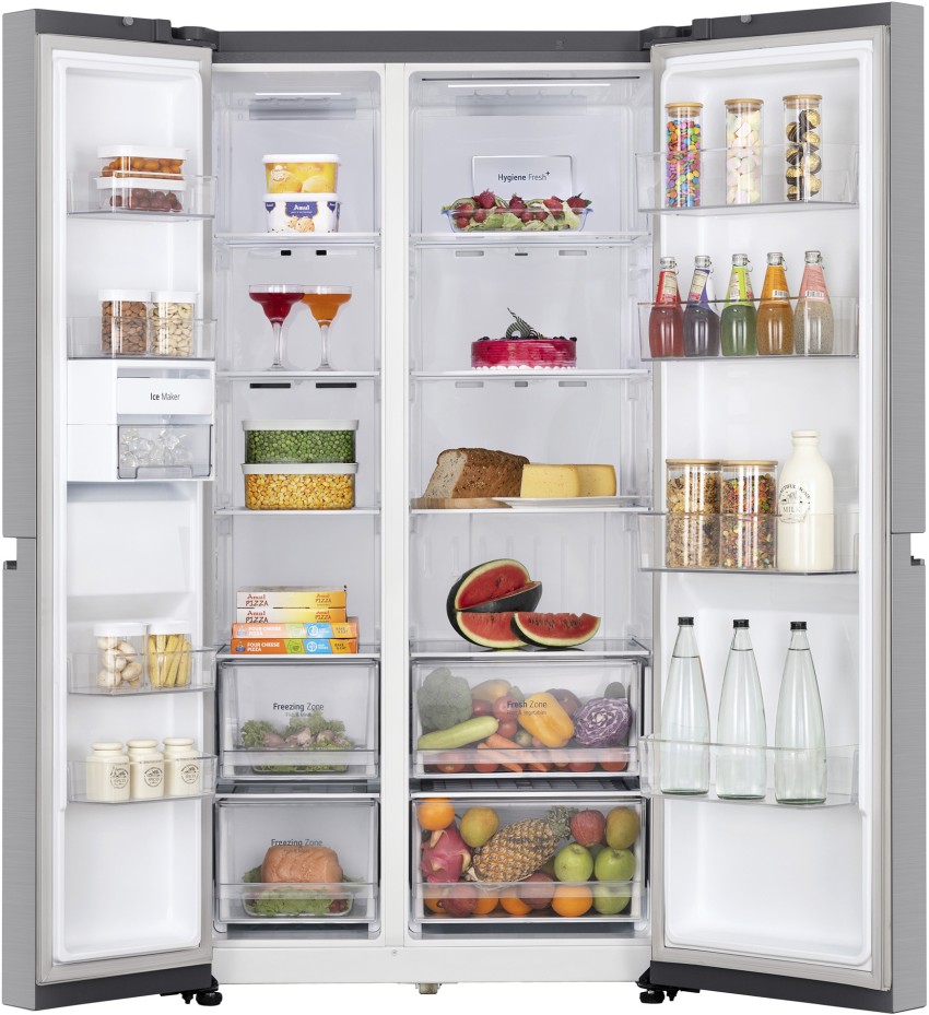 LG 655 L Frost Free Side by Side Refrigerator with Smart Inverter 