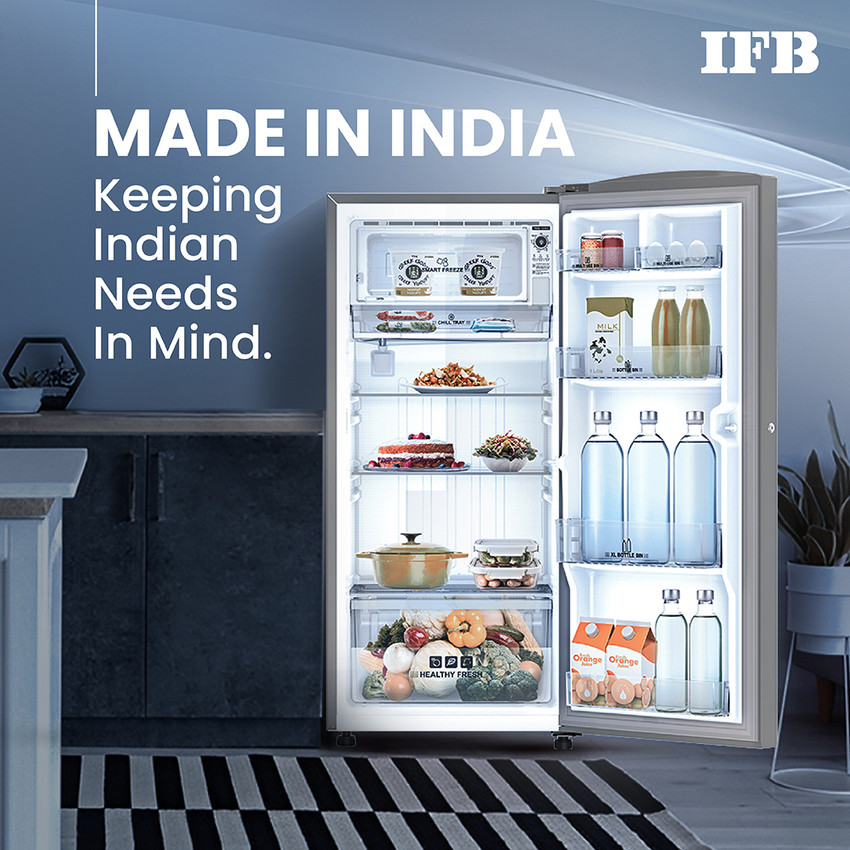 IFB 187 L Direct Cool Single Door 2 Star Refrigerator with Powered by E Tech with Extraordinary Storage Quadra Crisper with Humidity Controller Online at Best Price in India Flipkart