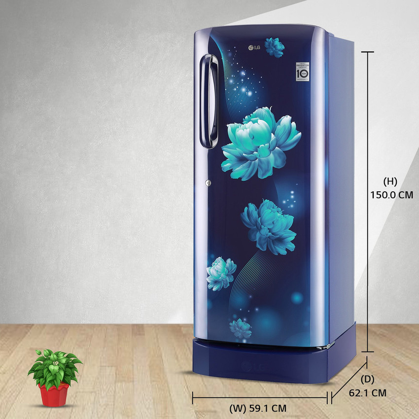 Lg medium size on sale fridge price