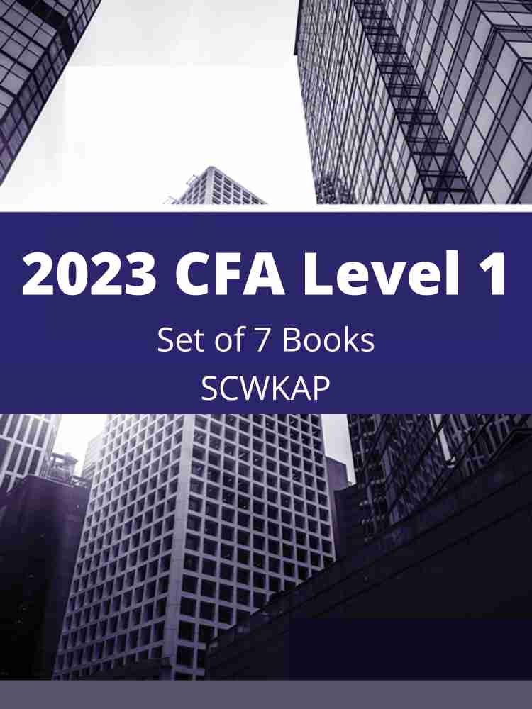 売り切り御免！】 [CFA level1] Kaplan Schweser 2023参考書 参考書