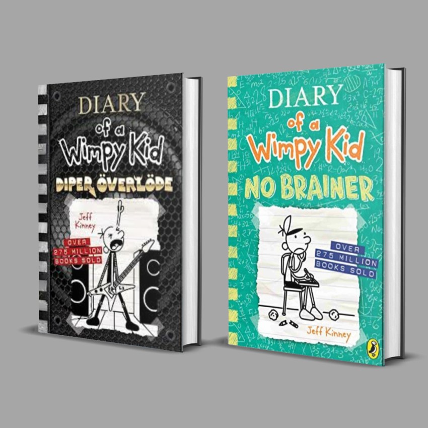 Diary Of A Wimpy Kid: Diper Överlöde (Book 17) + Diary Of A Wimpy Kid: No  Brainer (Book 18): Buy Diary Of A Wimpy Kid: Diper Överlöde (Book 17) +  Diary Of