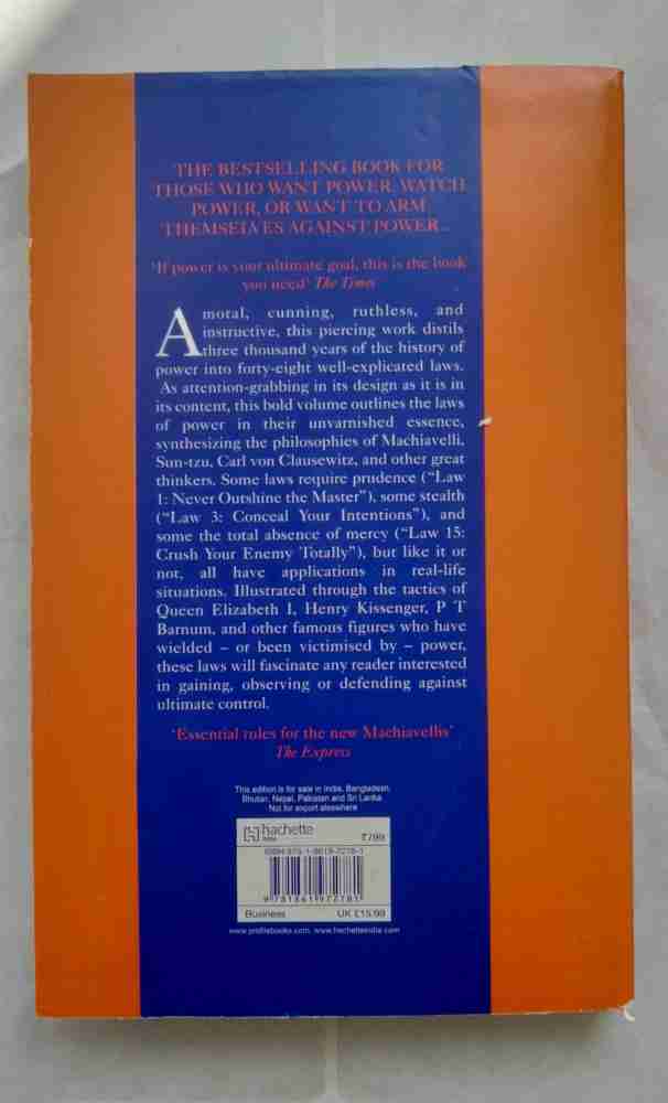 The Illustrated 48 Laws Of Power (Robert Greene Collection) (Paperback) 