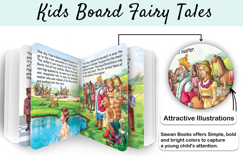Puss In Boots Fairy Tales Story Board Books For Kids Buy Puss