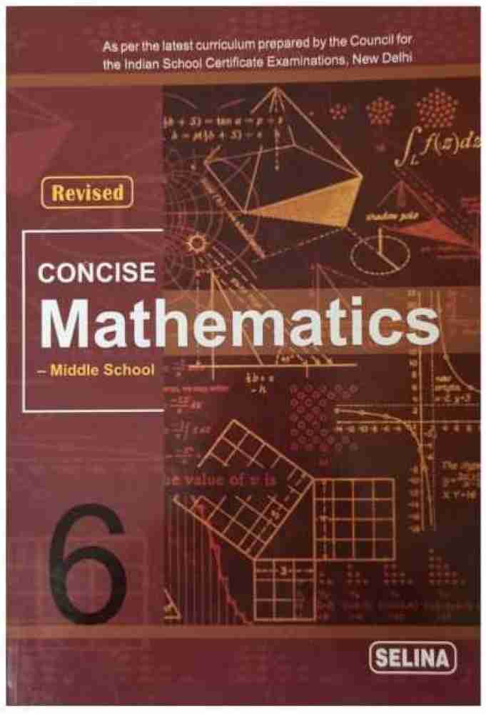 ICSE Concise Mathematics Class (Revised) For March 2024, 44% OFF