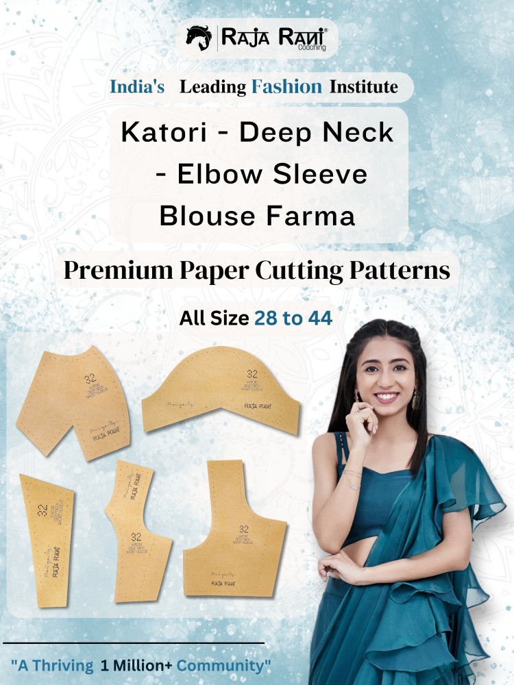 Ready Katori Blouse Cutting Pattern Tailoring Course Class M - Hobby  Classes In Borivali Mumbai 