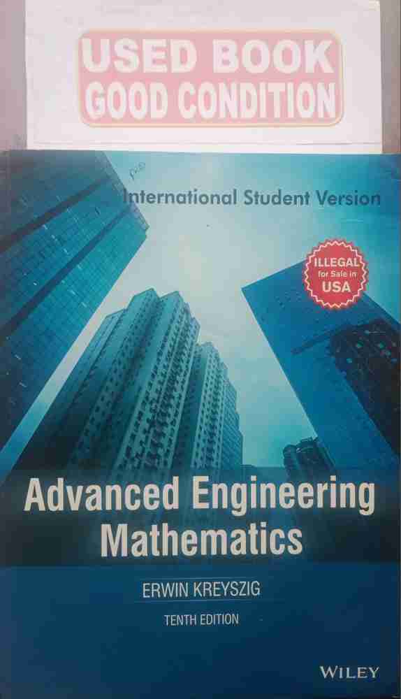 Advanced engineering mathematics 10th edition sale