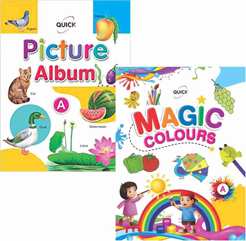 PICTURE ALBUM & MAGIC COLORS Combo Books With Lots Of Pictures And Coloring  Book For School Children 2-5-Year-Old Kids: Buy PICTURE ALBUM & MAGIC  COLORS Combo Books With Lots Of Pictures And
