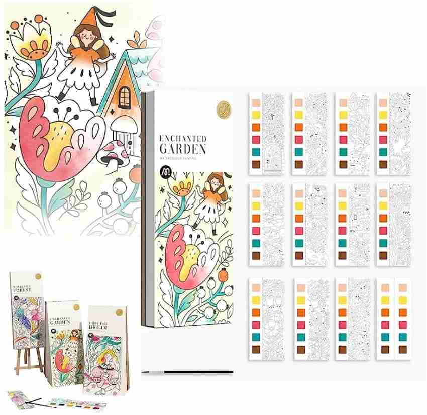 Hard Paper Multicolor Pocket Watercolor Painting Books 20 Sheet with 1 Paint  Brush, For Coloring Book at Rs 35/piece in New Delhi