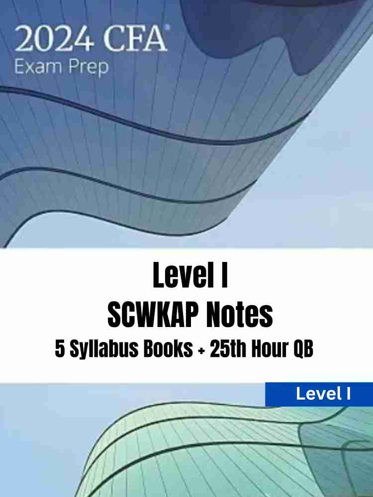 Cfa Level 1 Books 2024 Complete Study Package | 7 Books | Question 