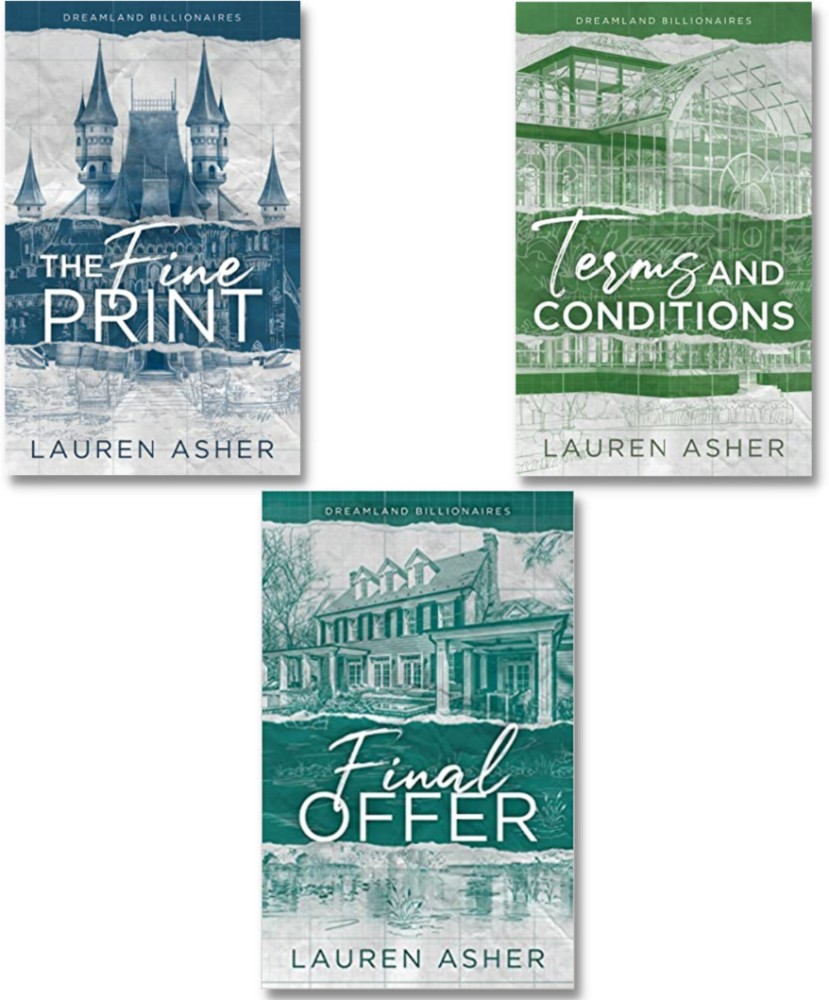 The Fine Print + Terms And Conditions + The Final Offer (Dreamland  Billionaires Series Set Of 3 Books) Paperback (English) By Lauren Asher