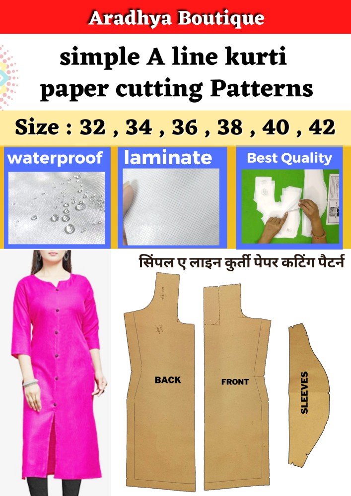 Ladies Kurti Drafting and Cutting Technique - Textile Learner