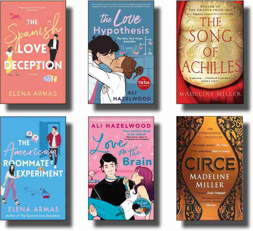 The Spanish Love Deception + The Love Hypothesis + The Song Of Achilles + The  American Roommate Experiment + Love On The Brain + Circe (Combo Of 6  Novels): Buy The Spanish