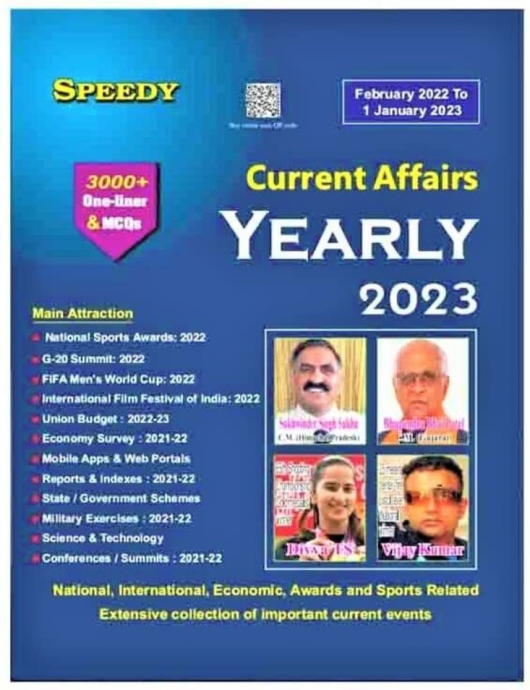 Speedy Current Affairs Yearly Hindi August 2022 With Free N95 Face Mask  Worth Rs. 50 - From September 2021 to August 2022