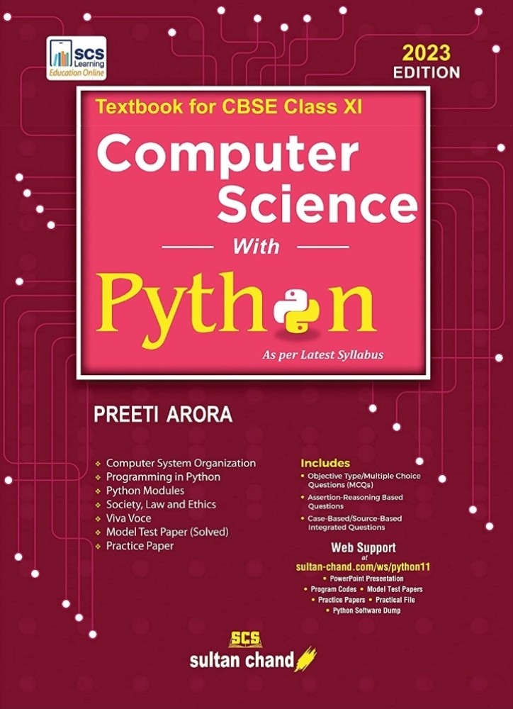 Computer Science With Python Textbook For Class 11 By, 45% OFF