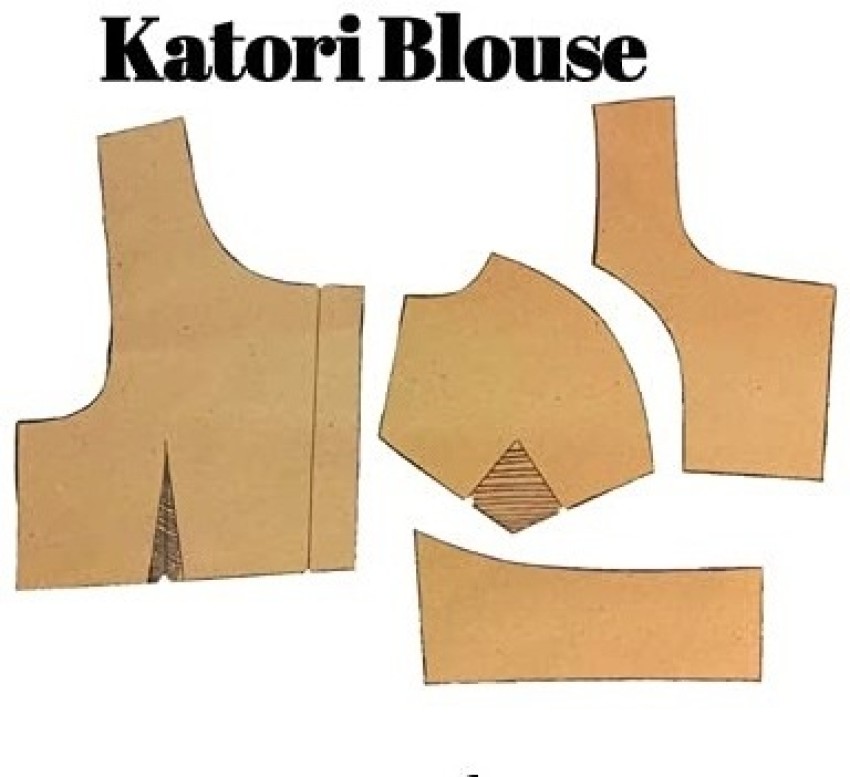 Single and Double Katori Blouse Paper Cutting Combo Farma Set