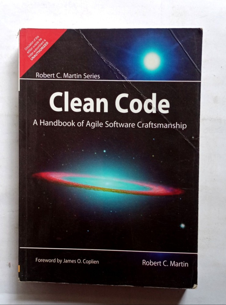 CLEAN CODE A Handbook Of Agile Software Craftsmanship. (OLD USED BOOK): Buy CLEAN  CODE A Handbook Of Agile Software Craftsmanship. (OLD USED BOOK) by Robert  C. Martin at Low Price in India