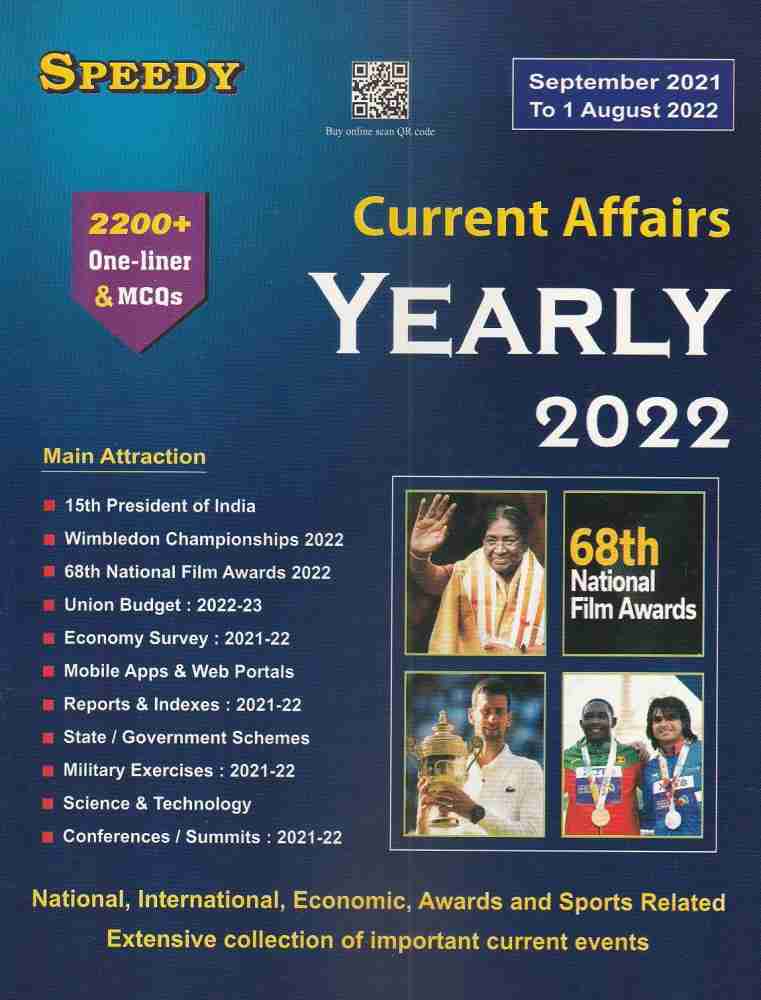 Speedy Current Affairs Yearly 2022: Buy Speedy Current Affairs