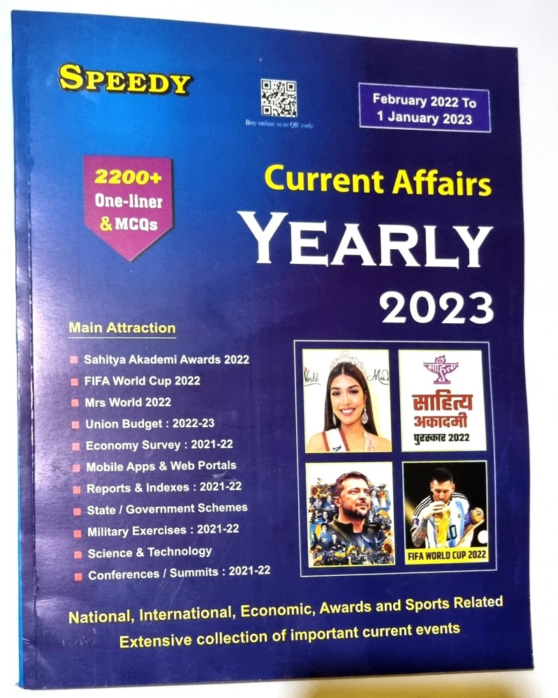 SPEEDY Current Affairs Varshikank 2023 { January 2022 Se 1 December 2022}