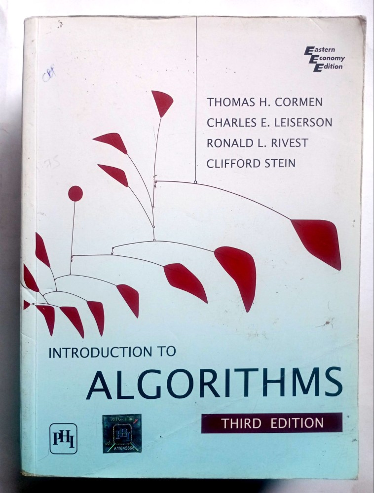 Introduction To Algorithms (Old Used Book): Buy Introduction To 