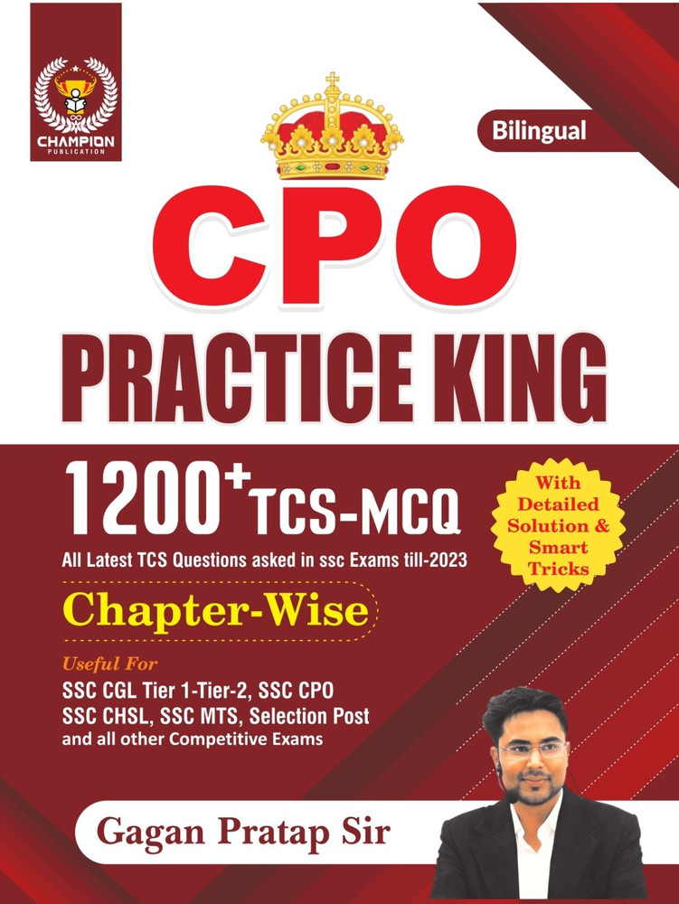 CPO Practice King 1200+ TCS MCQ Chapterwise Bilingual Book Gagan Pratap Sir | PDF