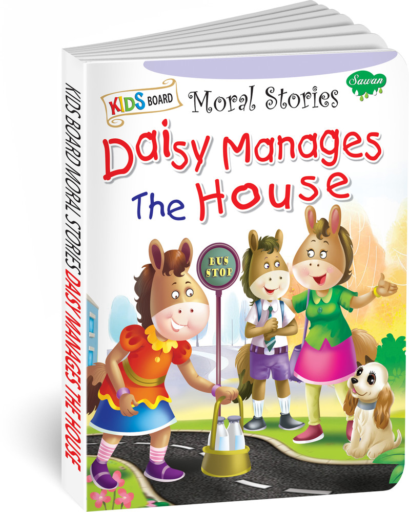Baby Moral Story Daisy Manages The House Board Book For Kids