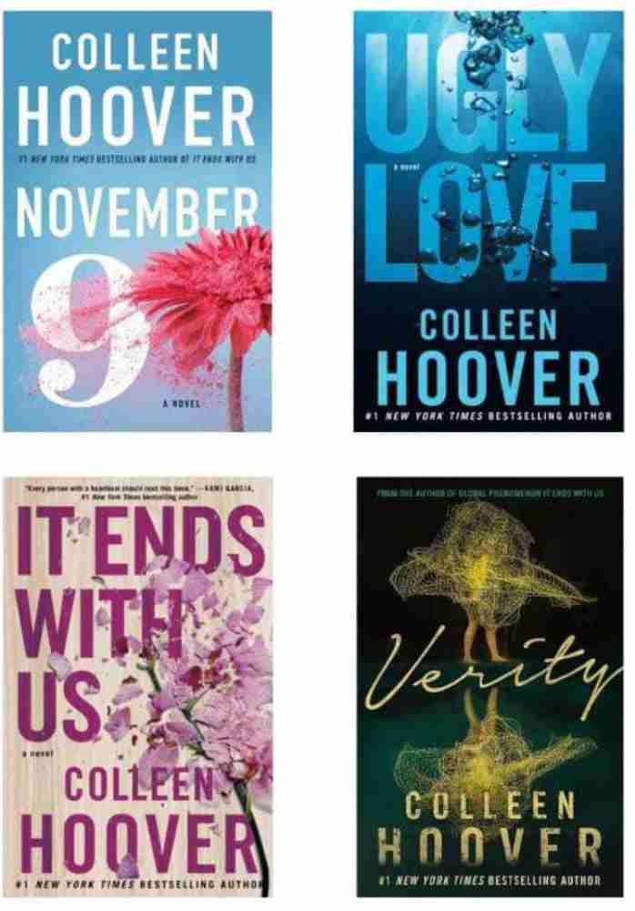 Colleen Hoover Collection 5 Books Set (Verity, November 9, Maybe Someday,  Ugly Love, It Ends with Us) 