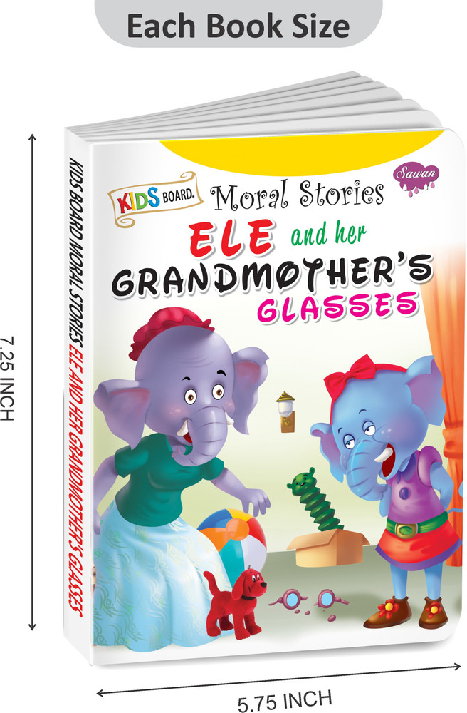 Baby Moral Story Ele And Her Grandmother s Glasses Board Book