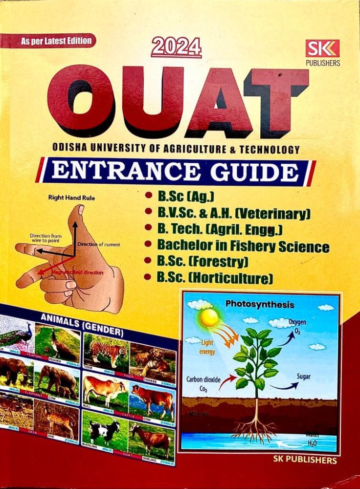 OUAT Entrance Guide 2024 ODISHA UNIVERSITY OF AGRICULTURE ...