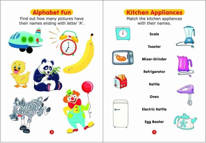 Kitchen Utensils Activity Packet for 5-7yr-olds