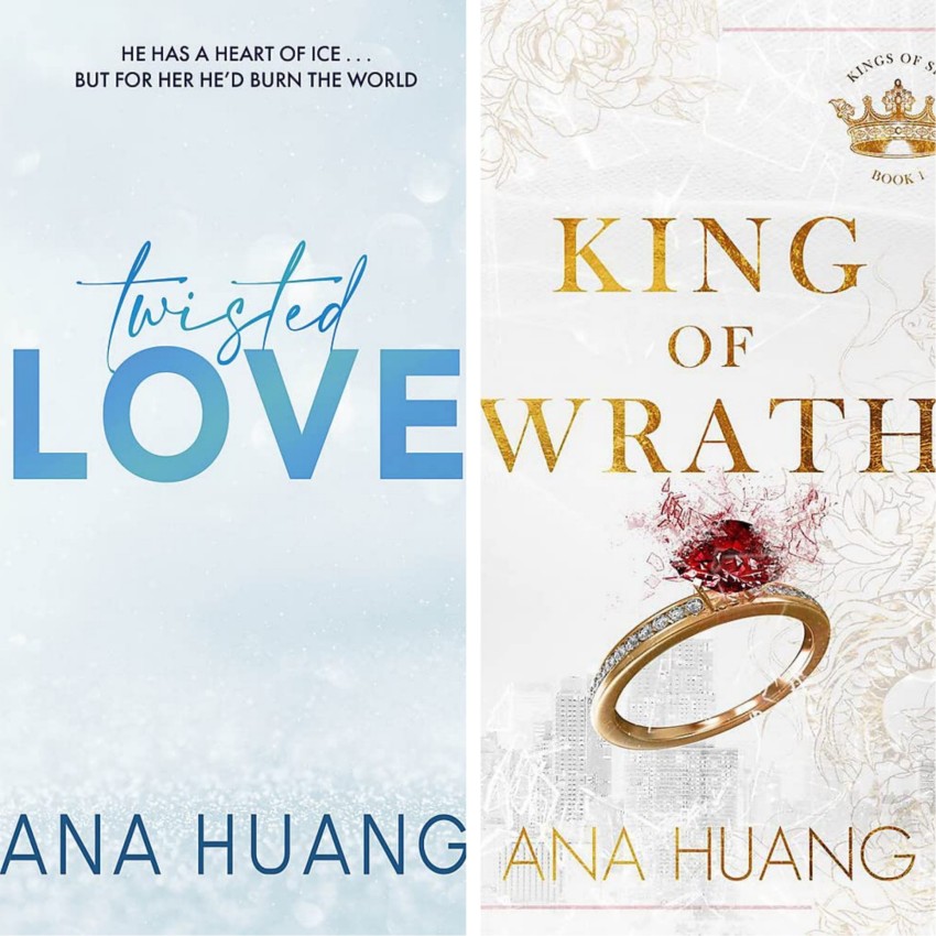 ana huang 3 book set :king of wrath + king of pride + twisted love  Paperback