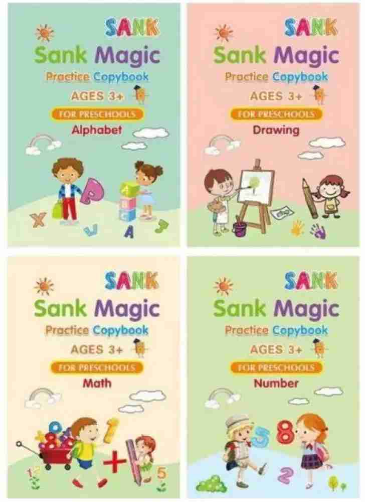 Sank Magic Practice Copybook For Kids, Reusable Magic Calligraphy Tracing  Handwriting Copybook Set at Rs 65/piece, Children Books in New Delhi