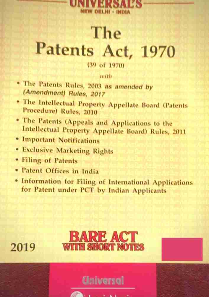 Indian deals patent act