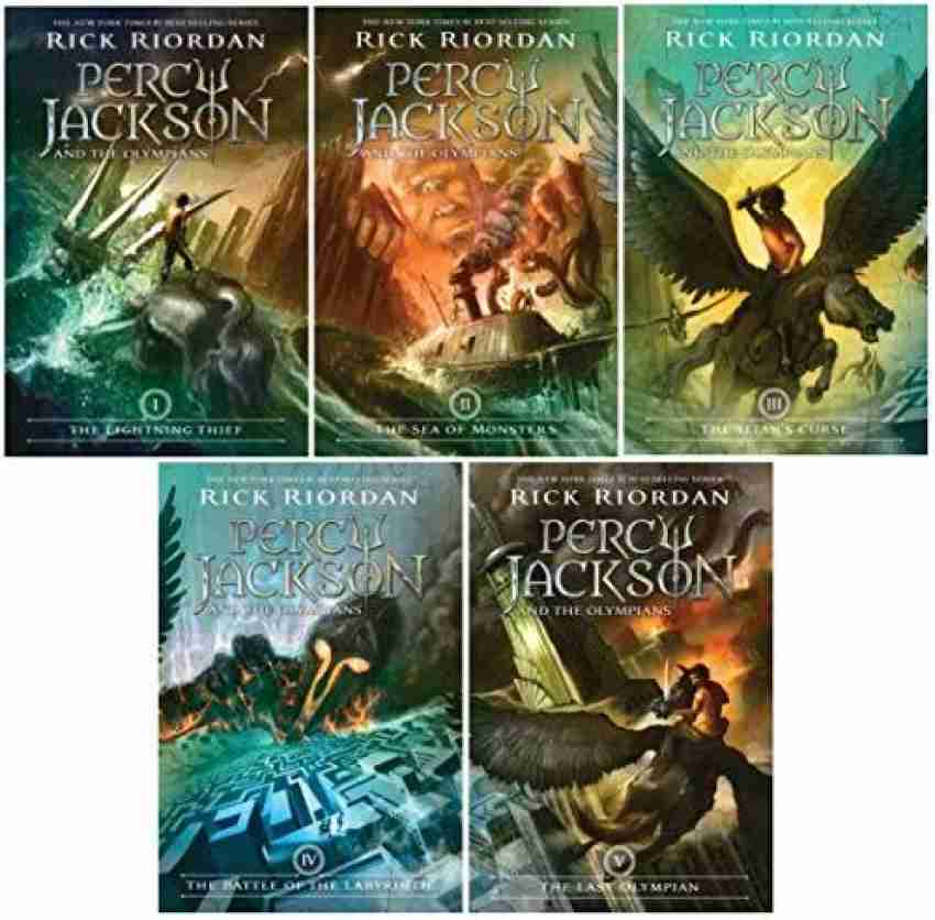 Percy Jackson and the Olympians 5 Book Paperback Boxed Set (w/poster) (Percy  Jackson & the Olympians): Riordan, Rick: 8601419661084: : Office  Products