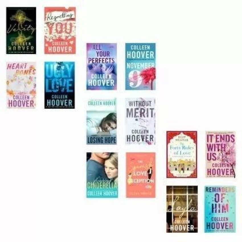 Colleen Hoover Collection 5 Books Set (Verity, November 9, Maybe Someday,  Ugly Love, It Ends with Us)