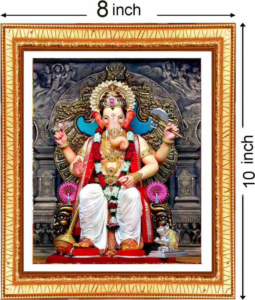 push enterprises LALBAUGH CHA RAJA 8X10 INCH ACRYLIC GLASS GOLDEN