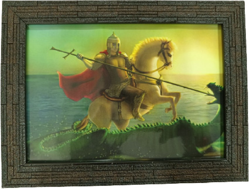 St. George and the Dragon, Five Minutes Later Wall Mural | Buy online at  Europosters